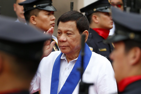 Philippine President Rodrigo Duterte

