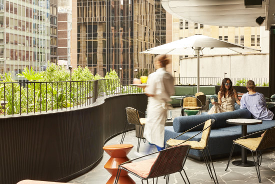The Panorama Bar on the rooftop of The International.