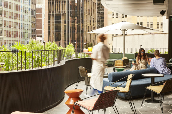 The Panorama Bar on the rooftop of The International.