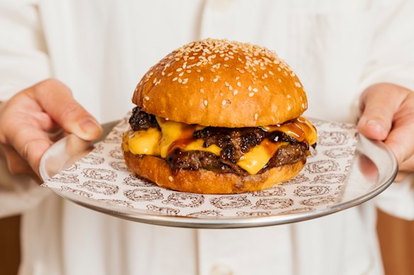 The signature beef bulgogi burger.
