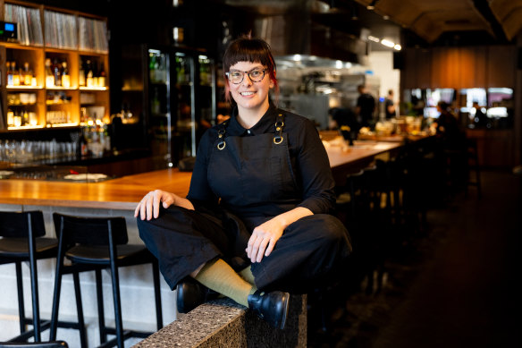 Ante chef Jemma Whiteman at the Newtown sake bar.