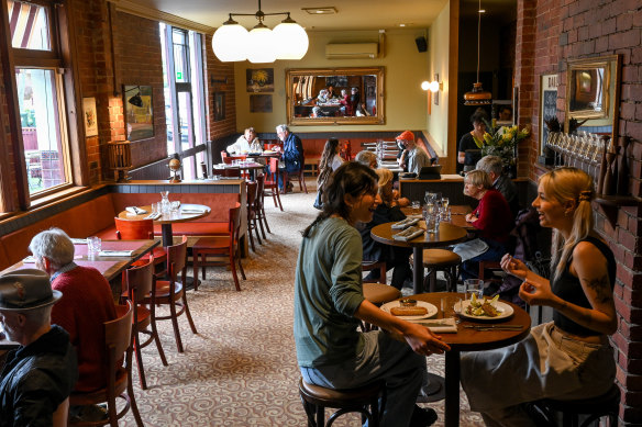 The Royal Oak Hotel in Fitzroy North.