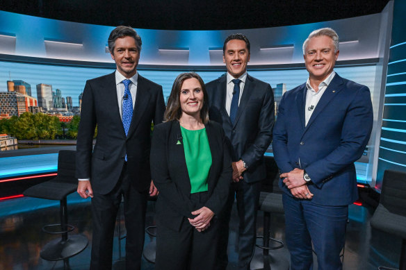 Melbourne’s lord mayor candidates.
