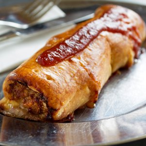 The humble sausage roll is an easy grand final snack to whip up at home. Serve with tomato sauce only.
