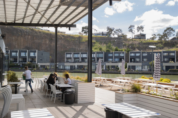 Perry’s is an all-day cafe at Valley Lake estate, housed in a former quarry.