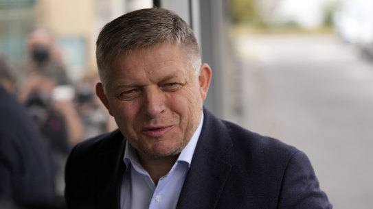 Chairman of SMER-Social Democracy party Robert Fico.