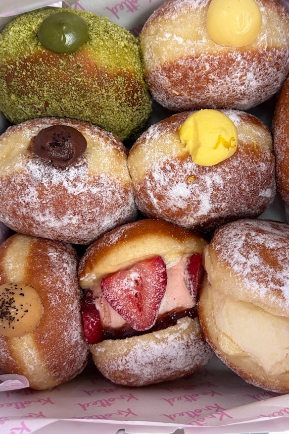 Doughnut flavours include matcha, Dubai chocolate, Earl Grey and lemon curd.