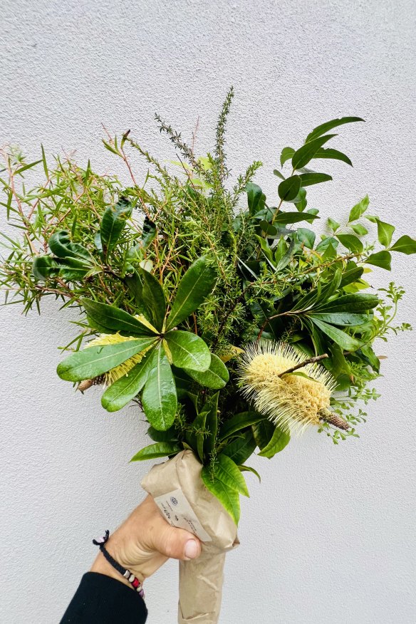 A native food bouquet by Bush to Bowl in Sydney.