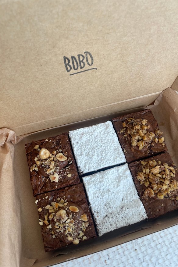 ‘Letterbox’ brownies can be ordered as gifts.