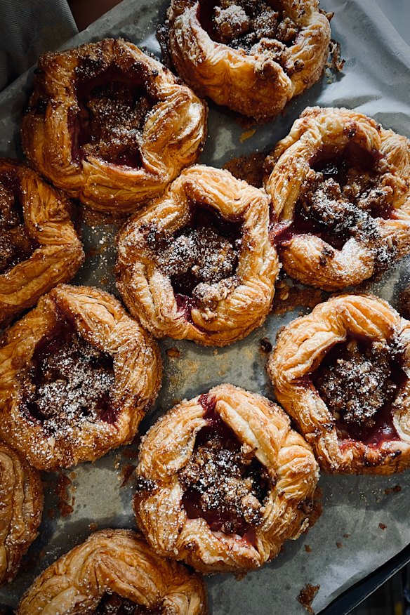 Plum galettes.