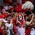 Swans fans in full voice at the SCG.