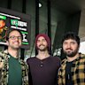 Rob DenBleyker (left), Kris Wilson (centre) and Adam Nusrallah. Cyanide & Happiness are coming to Oz Comic-Con for the first time.