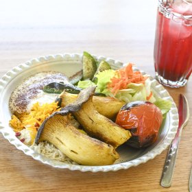 Mushroom plate.