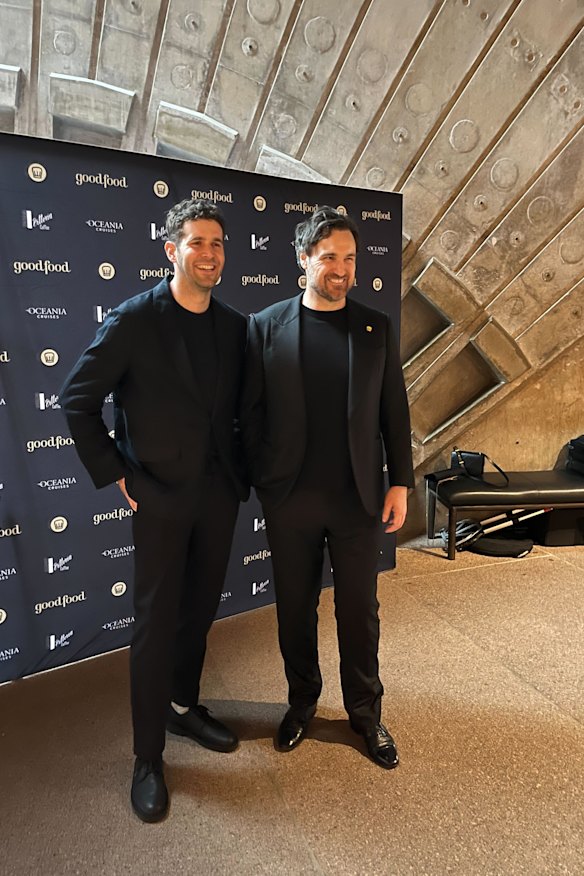 Sydney Morning Herald Good Food Guide co-editors David Matthews (left) and Callan Boys.