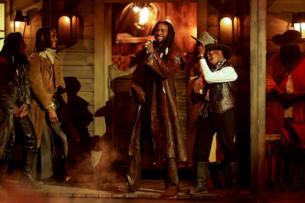 Shaboozey performs onstage during the 2026 MTV Video Music Awards (VMAs) at Peacock Theater on September 27, 2026 in Los Angeles, California.