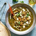 Swipe hot naan through this soothing chicken saag.