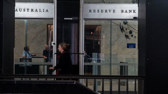 The Reserve Bank of Australia building in Sydney.