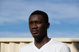 Abucakary Kamara is a young factory worker in western Sydney. 