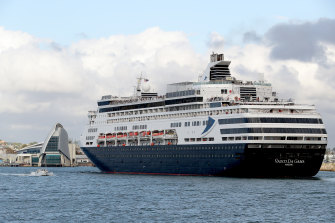 The Vasco da Gama cruise ship arrives in Fremantle on Friday.