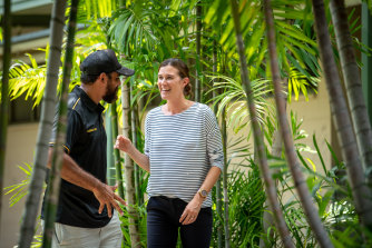 Richard and Amy Tambling work at a public school in Jabiru, where Aboriginal students often return after an unsuccessful stint in boarding school. 