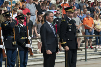 Başbakan Yardımcısı Richard Marles Salı günü Washington'da. 
