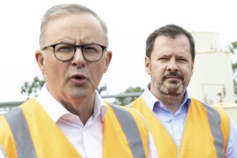 “Modern Australia is made up of people called Husic and Albanese,” the Labor leader says.