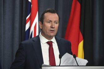 WA Premier Mark McGowan had to be careful until vaccination rates rose.