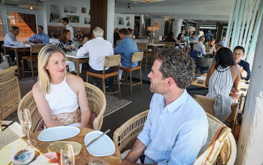 Ormeggio at The Spit is fully booked for lunch several days a week as more people dine out while working from home.