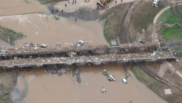 Grantham was hit hard in the 2011 Queensland floods.