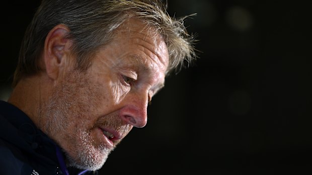 Storm head coach Craig Bellamy faced the media on Saturday.