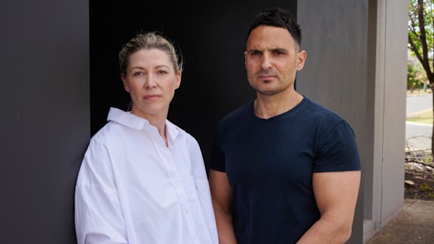 Aimee and Nick Mazza, who unwittingly invested $250,000 into Anthony Del Vecchio’s private Ponzi scheme.