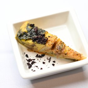 Eat Just’s mung bean egg frittata. 