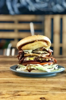 The Telstra Tower burger.