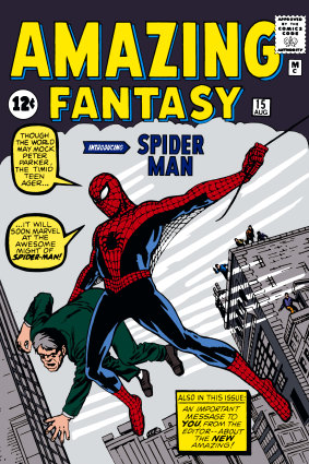 The first Spider-Man comic book from Marvel Comics.
