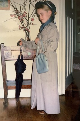The author dressed as Mary Poppins for Book Week in year 4.