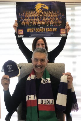 Armadale MLA Tony Buti is an ardent Dockers supporter, besieged by Eagles fans in the lead-up to this weekend's grand final.