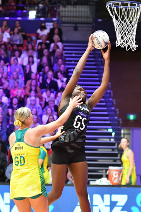 Grace Nweke starred for the Silver Ferns.
