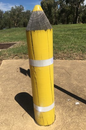 Do you know the location of this giant pencil?