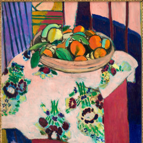 Nature mortre aux oranges (1912) by Henri Matisse.