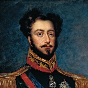 Portrait of Dom Pedro, Duke of Bragança, later Dom Pedro I emperor of Brazil.