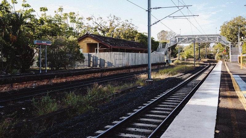 We spent the morning at Brisbane’s loneliest train station
