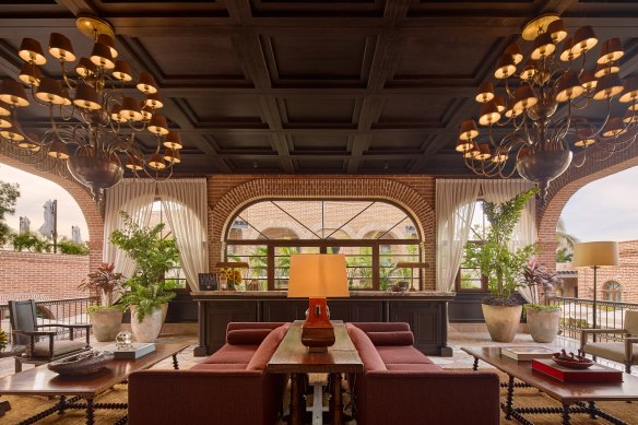 Inside the Todos Santos Boutique Hotel.