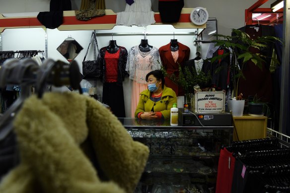 Sieu has run Selina’s Fashion in Merrylands for 30 years and says she’ll be lucky if she can keep her doors open until the end of the year.