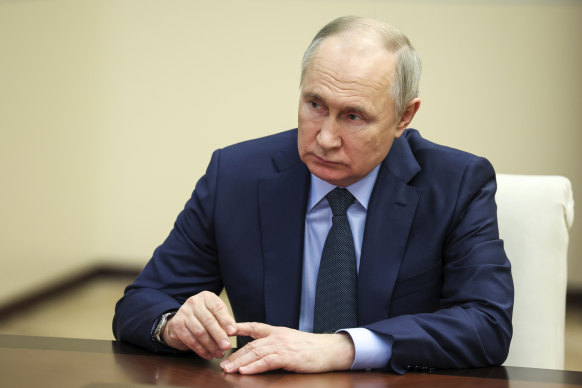 Under Russian President Vladimir Putin, citizens cannot express their true opinions.