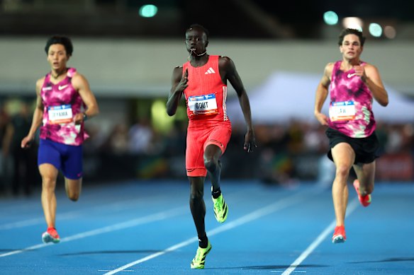 Gout’s point of difference is his long stride.