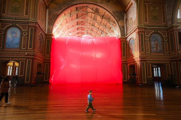 The MATRIA installation at the Royal Exhibition Building.