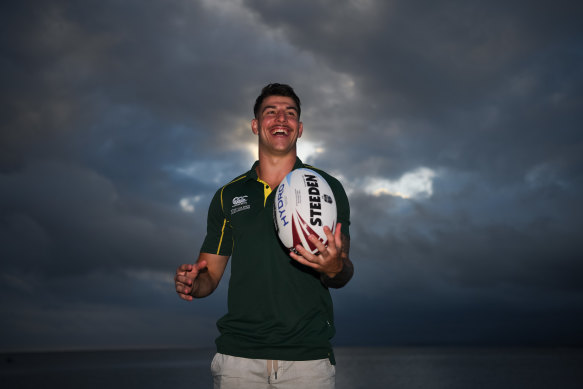 No laughing matter ... Curtis Scott was arrested on Monday morning.