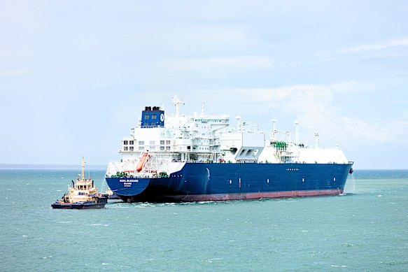 Terrible timing: As global prices are spiking, Santos has had to shut down exports from Darwin.