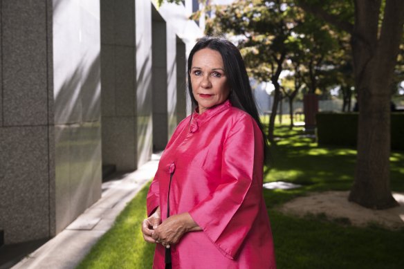 Linda Burney defended the Voice in an impassioned speech to the House. 