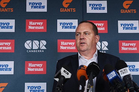 GWS Giants CEO Dave Matthews.